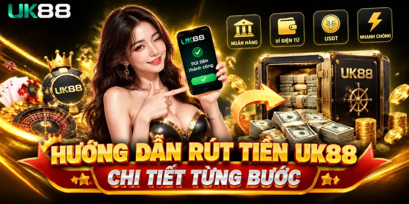 Hướng Dẫn Rút Tiền UK88 Chi Tiết Từng Bước
